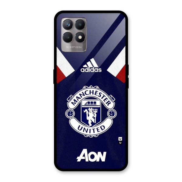 Manchester Jersy Glass Back Case for Realme 8i