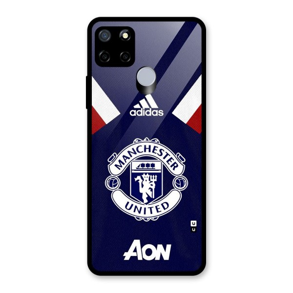 Manchester Jersy Glass Back Case for Realme C15