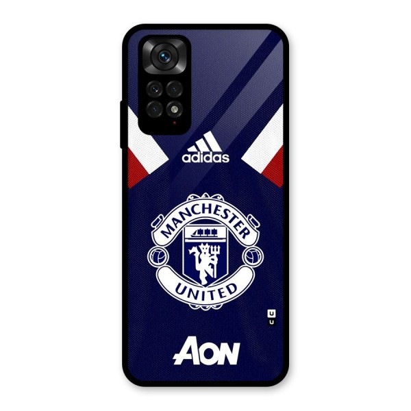 Manchester Jersy Glass Back Case for Redmi Note 11