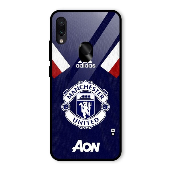 Manchester Jersy Glass Back Case for Redmi Note 7