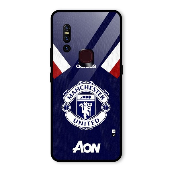 Manchester Jersy Glass Back Case for Vivo V15