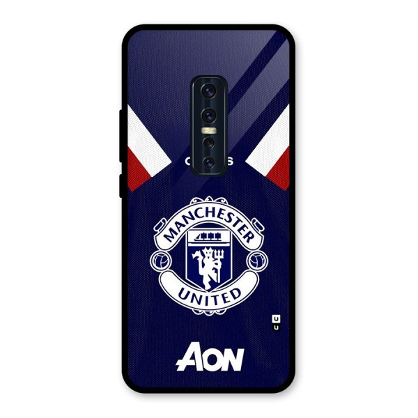 Manchester Jersy Glass Back Case for Vivo V17 Pro