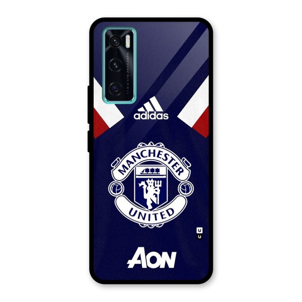 Manchester Jersy Glass Back Case for Vivo V20 SE