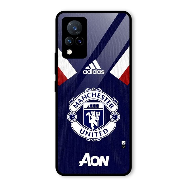 Manchester Jersy Glass Back Case for Vivo V21 5G