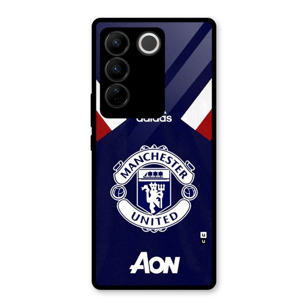 Manchester Jersy Glass Back Case for Vivo V27