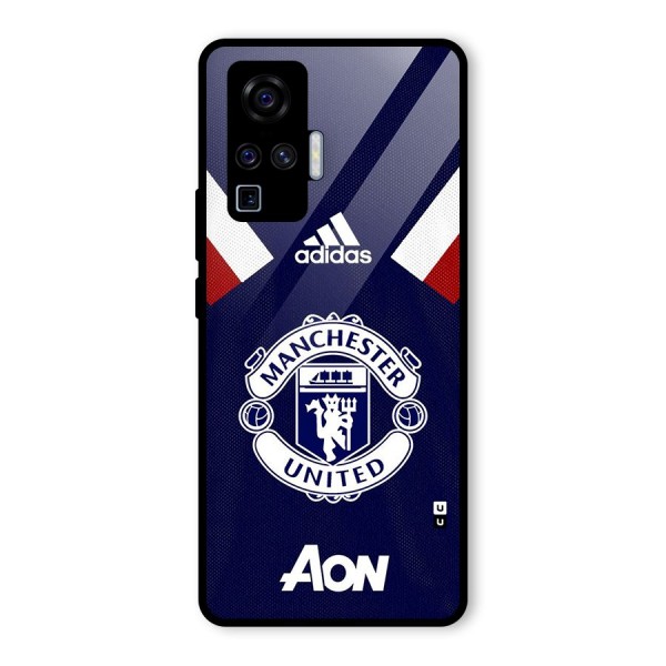 Manchester Jersy Glass Back Case for Vivo X50 Pro