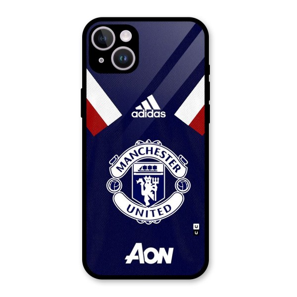 Manchester Jersy Glass Back Case for iPhone 14 Plus