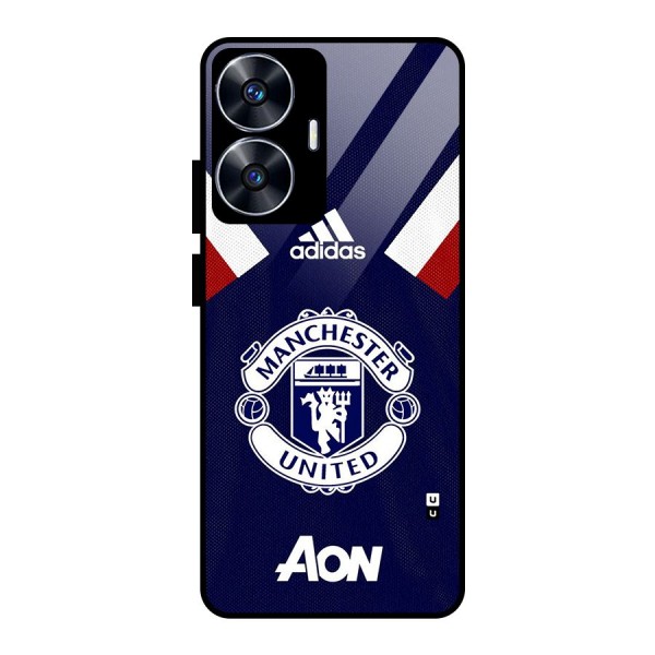 Manchester Jersy Glass Back Case for realme C55