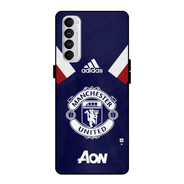 Manchester Jersy Metal Back Case for Oppo Reno4 Pro