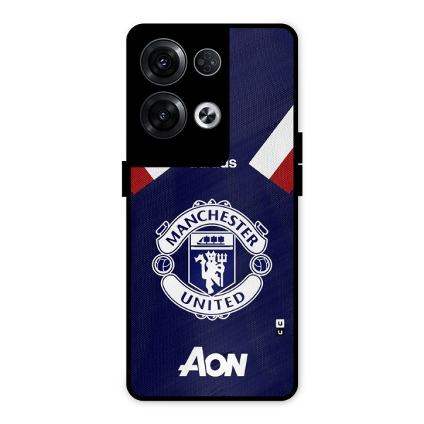 Manchester Jersy Metal Back Case for Oppo Reno8 Pro 5G