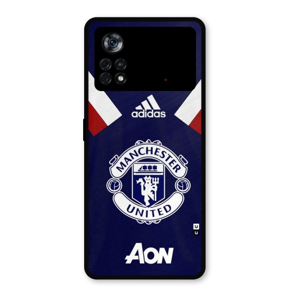 Manchester Jersy Metal Back Case for Poco X4 Pro 5G