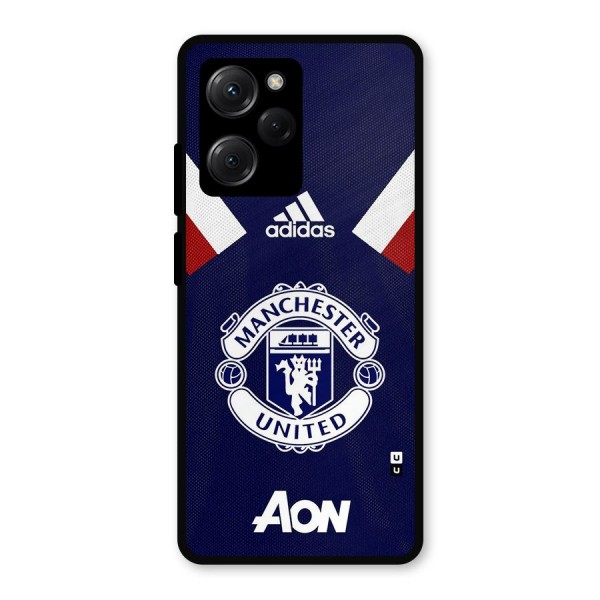 Manchester Jersy Metal Back Case for Poco X5 Pro