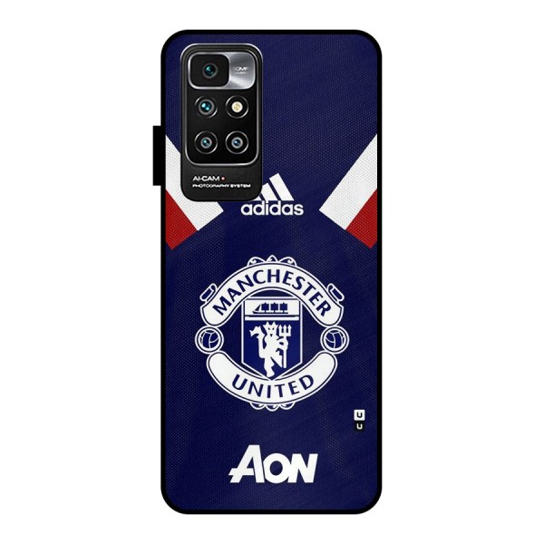 Manchester Jersy Metal Back Case for Redmi 10 Prime