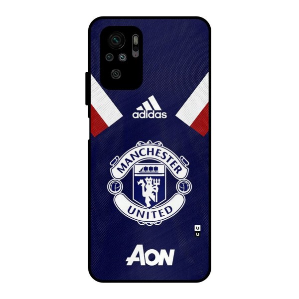 Manchester Jersy Metal Back Case for Redmi Note 10