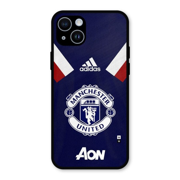 Manchester Jersy Metal Back Case for iPhone 14