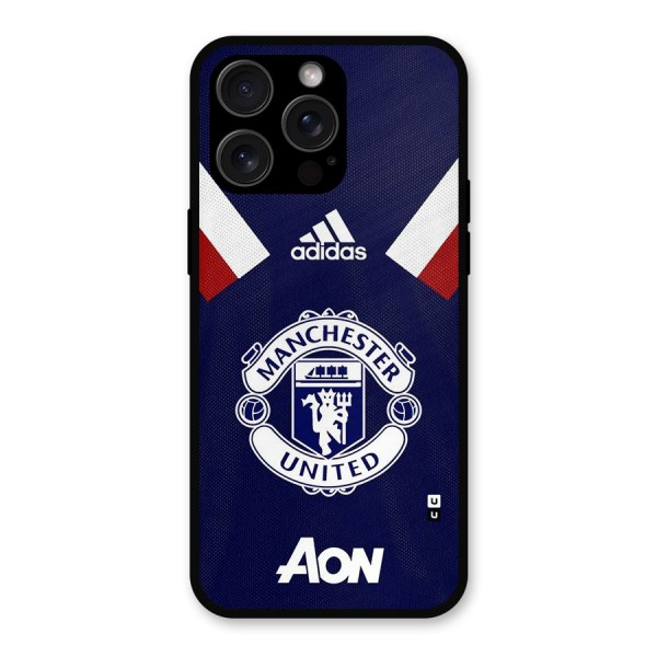 Manchester Jersy Metal Back Case for iPhone 15 Pro Max