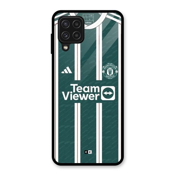 Manchester Team jersey Glass Back Case for Galaxy A22 4G