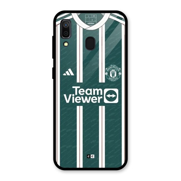 Manchester Team jersey Glass Back Case for Galaxy A30