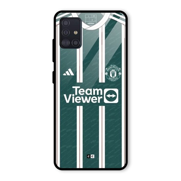 Manchester Team jersey Glass Back Case for Galaxy A51