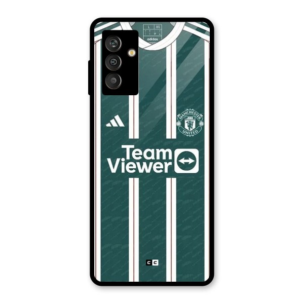 Manchester Team jersey Glass Back Case for Galaxy M13