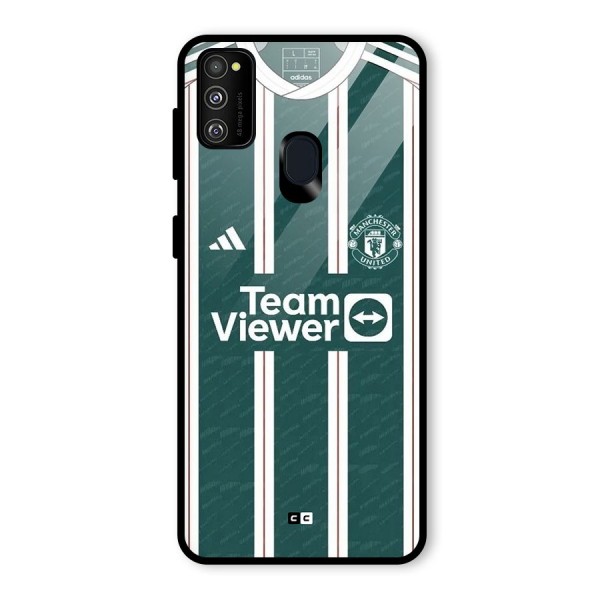 Manchester Team jersey Glass Back Case for Galaxy M21