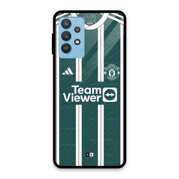 Manchester Team jersey Glass Back Case for Galaxy M32 5G