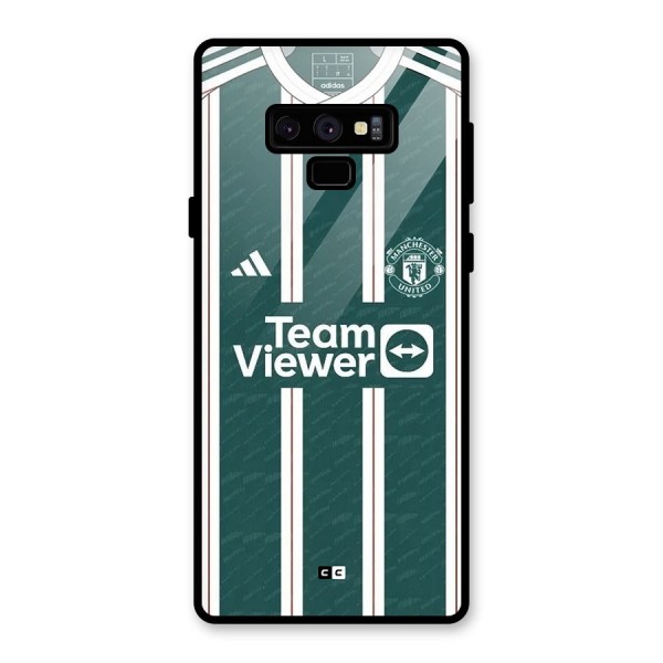 Manchester Team jersey Glass Back Case for Galaxy Note 9