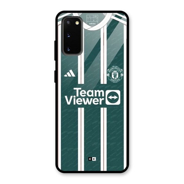 Manchester Team jersey Glass Back Case for Galaxy S20