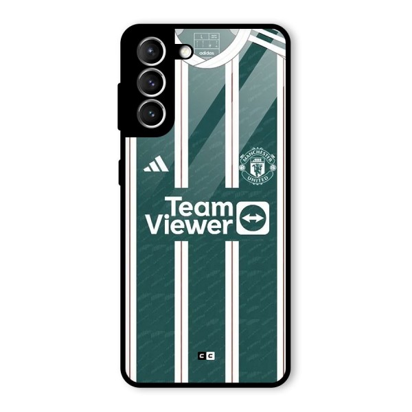 Manchester Team jersey Glass Back Case for Galaxy S21 5G