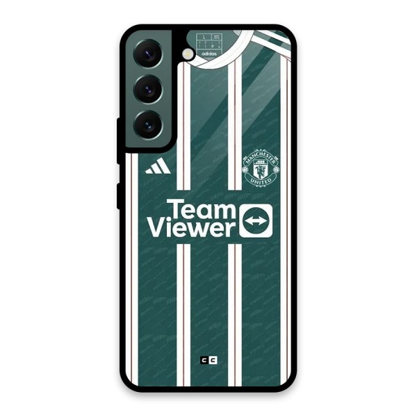 Manchester Team jersey Glass Back Case for Galaxy S22 5G