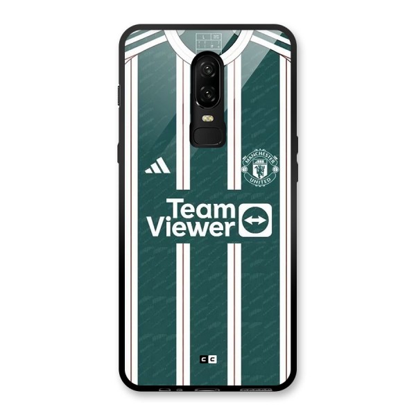 Manchester Team jersey Glass Back Case for OnePlus 6