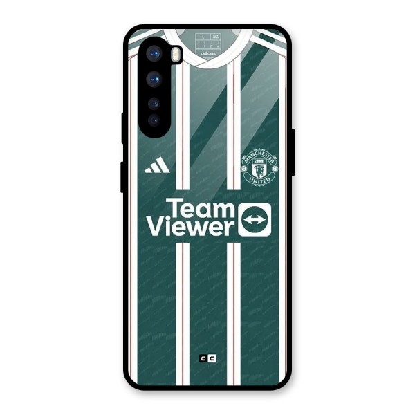 Manchester Team jersey Glass Back Case for OnePlus Nord