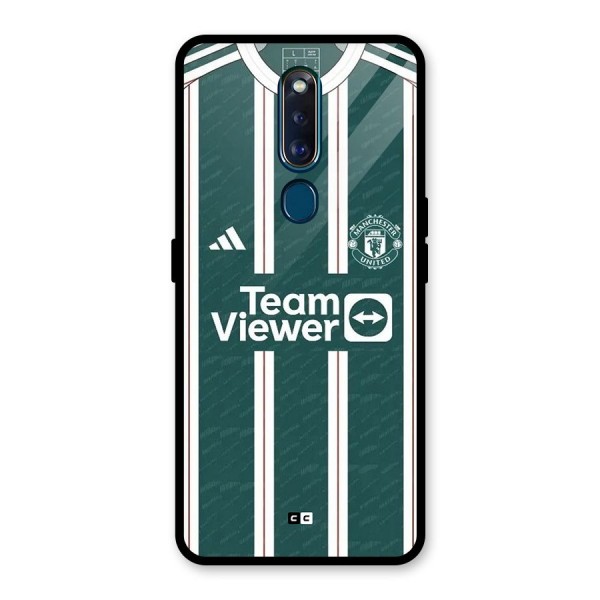 Manchester Team jersey Glass Back Case for Oppo F11 Pro