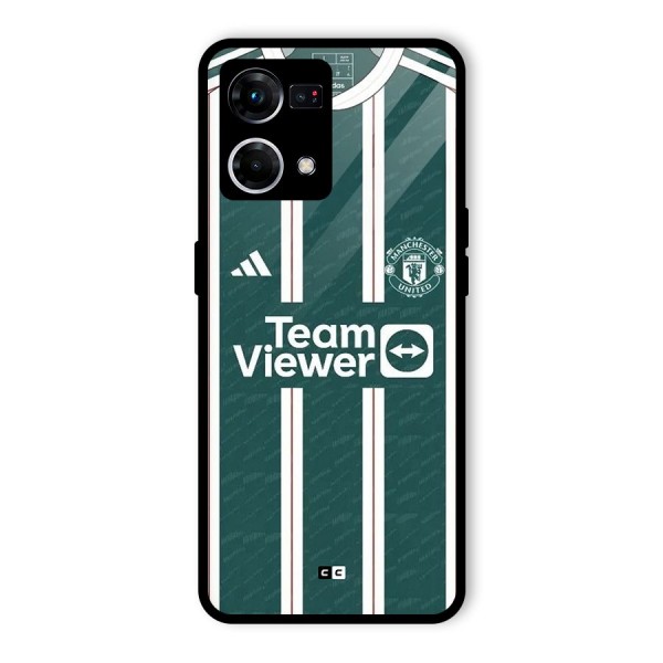 Manchester Team jersey Glass Back Case for Oppo F21 Pro 4G