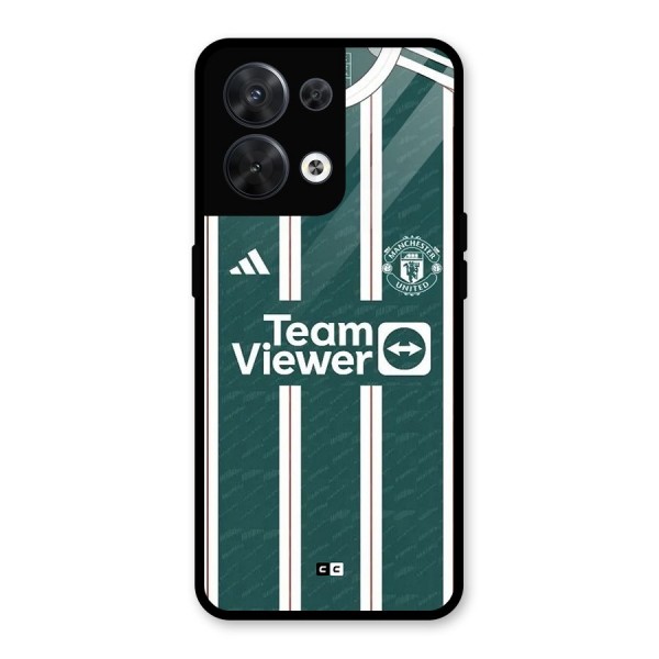 Manchester Team jersey Glass Back Case for Oppo Reno8 5G