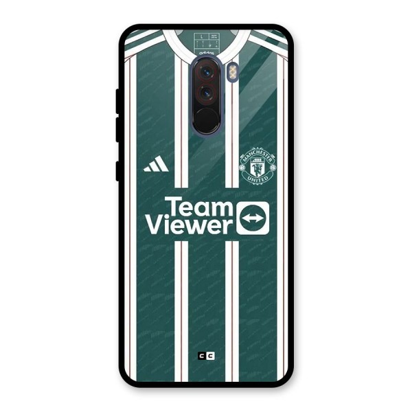 Manchester Team jersey Glass Back Case for Poco F1