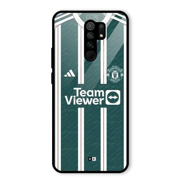 Manchester Team jersey Glass Back Case for Redmi 9 Prime