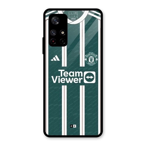Manchester Team jersey Glass Back Case for Redmi Note 11T 5G