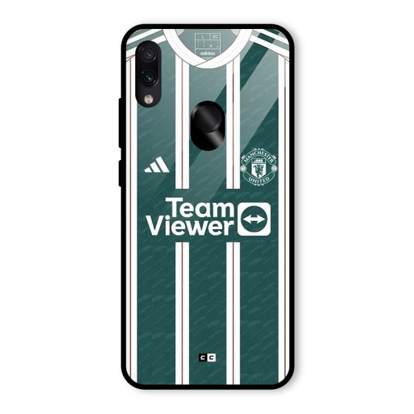 Manchester Team jersey Glass Back Case for Redmi Note 7