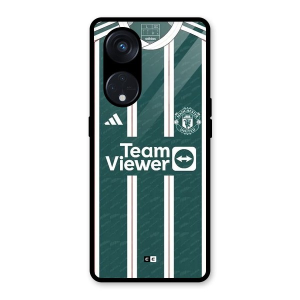 Manchester Team jersey Glass Back Case for Reno8 T 5G