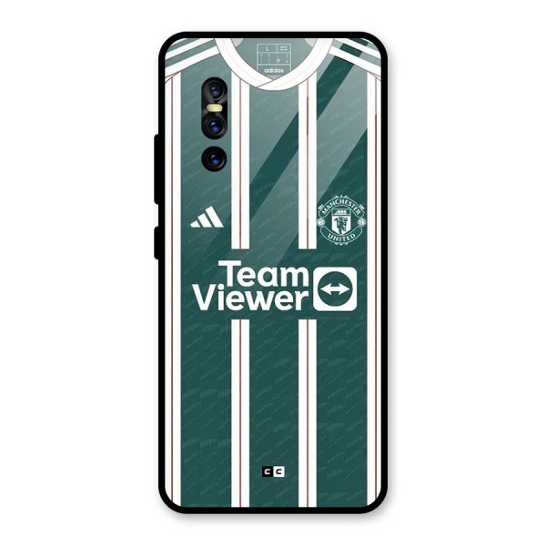 Manchester Team jersey Glass Back Case for Vivo V15 Pro