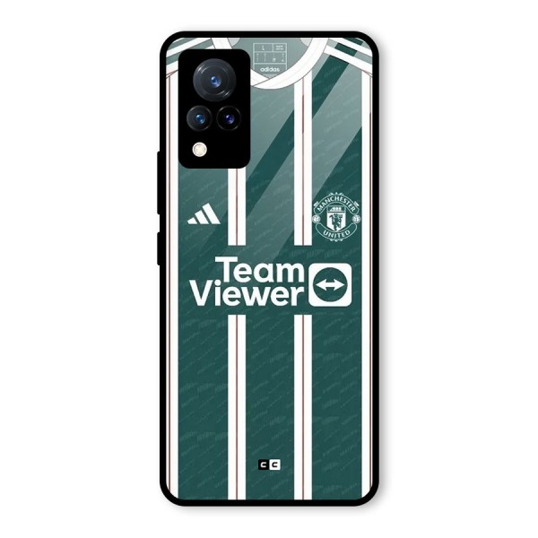 Manchester Team jersey Glass Back Case for Vivo V21 5G