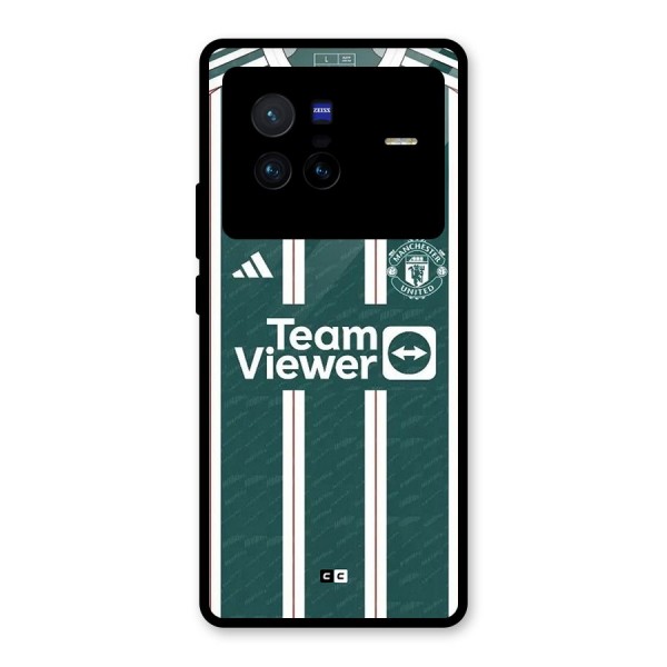 Manchester Team jersey Glass Back Case for Vivo X80