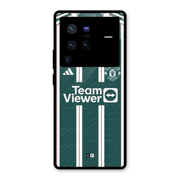 Manchester Team jersey Glass Back Case for Vivo X80 Pro