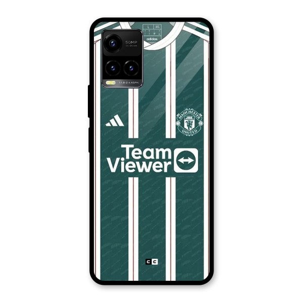 Manchester Team jersey Glass Back Case for Vivo Y21T
