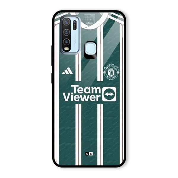 Manchester Team jersey Glass Back Case for Vivo Y30