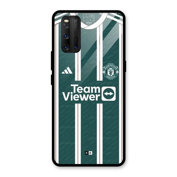 Manchester Team jersey Glass Back Case for Vivo iQOO 3