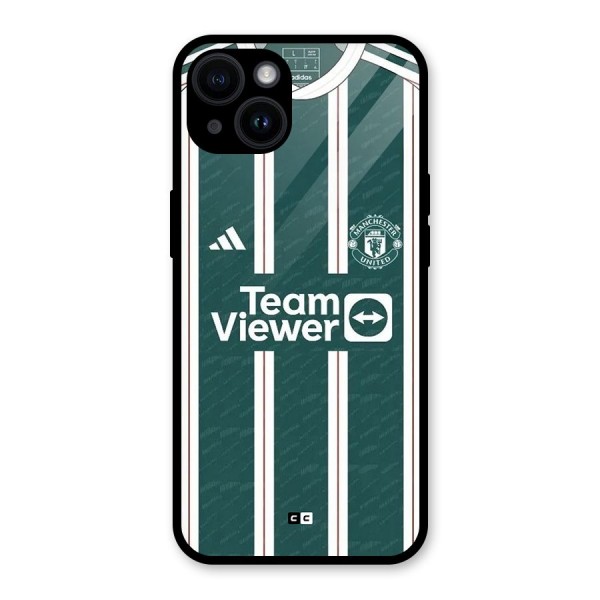 Manchester Team jersey Glass Back Case for iPhone 14