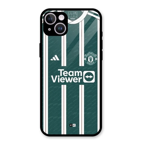 Manchester Team jersey Glass Back Case for iPhone 14 Plus