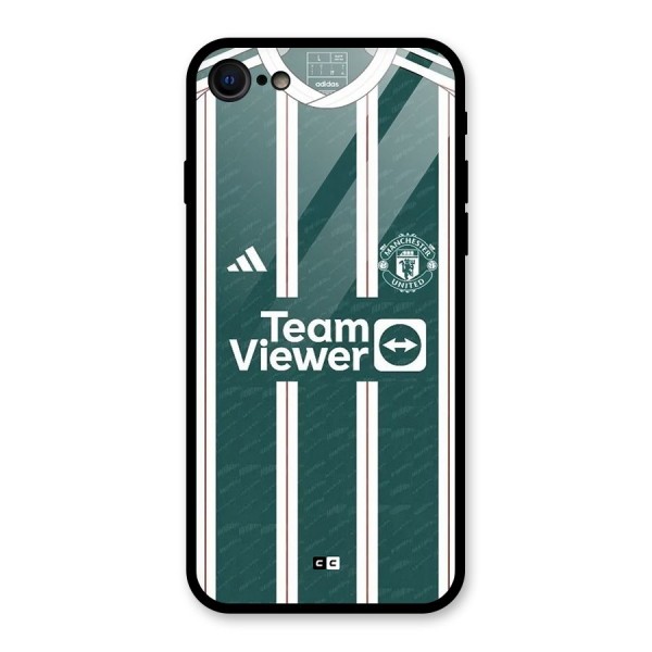 Manchester Team jersey Glass Back Case for iPhone SE 2020